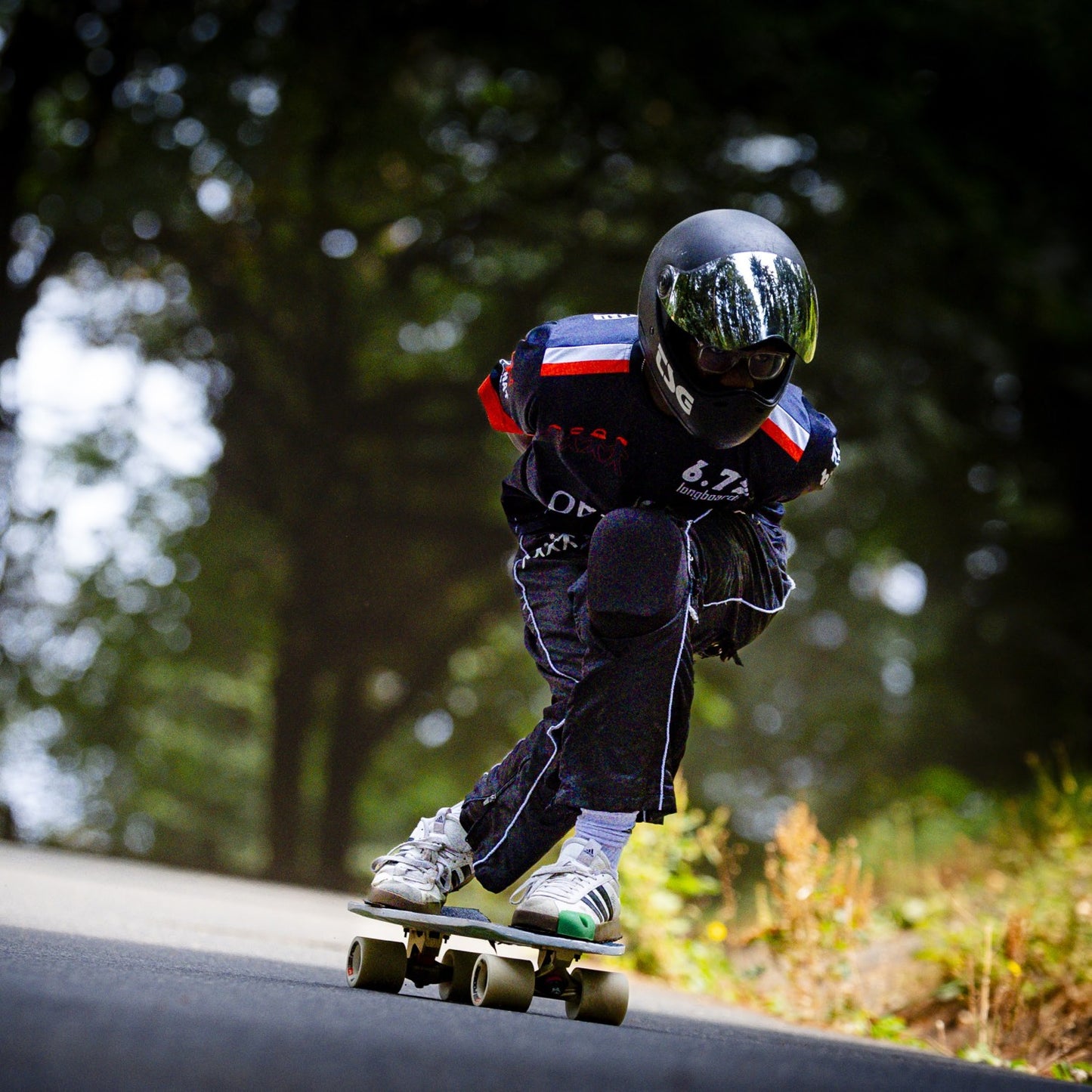 Skate Jersey - Black & Purple